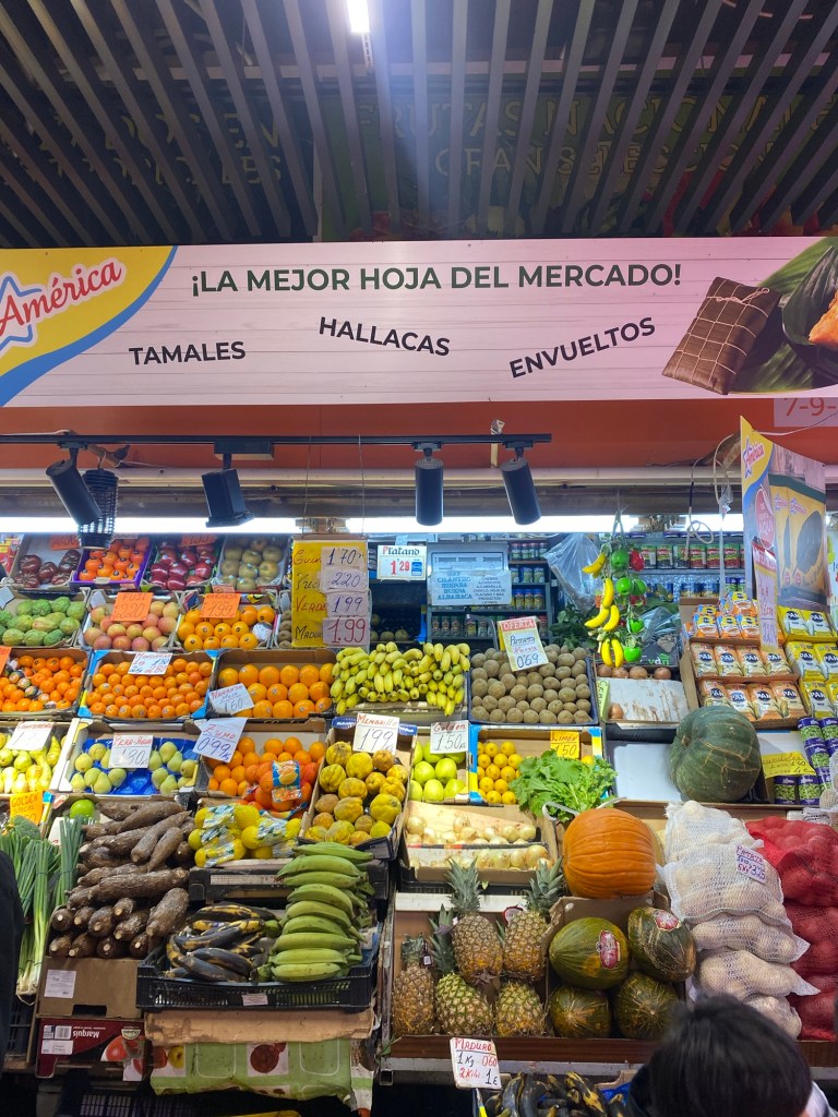 fruttivendolo sudamericano a Madrid