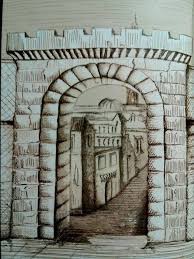 Disegno Porta San Martino Lecce